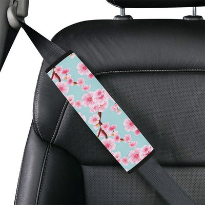 Cherry Blossom Pattern Print Design CB04 Car Seat Belt Cover