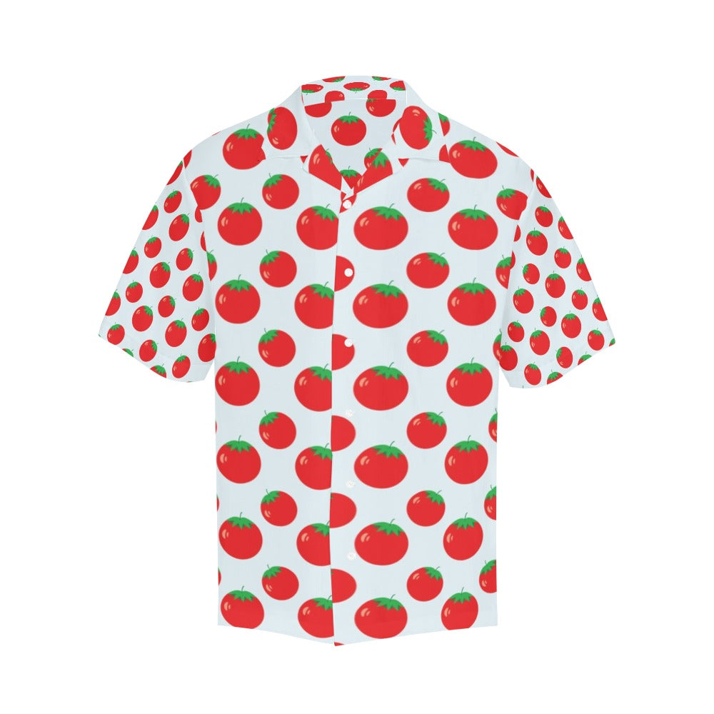 Tomato Print Design LKS307 Men's Hawaiian Shirt