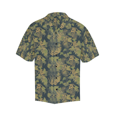 Camouflage Tropical Pattern Print Design 04 Men's Hawaiian Shirt