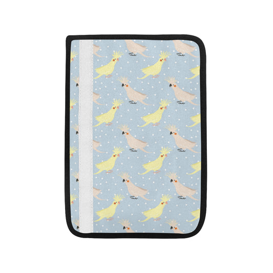 Cockatiel Pattern Print Design 03 Car Seat Belt Cover