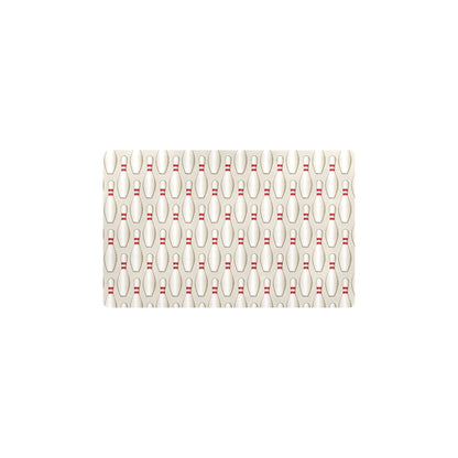 Bowling Pin Pattern Print Design 01 Kitchen Mat