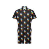 Rainbow Unicorn Pattern Print Design A03 Men's Romper