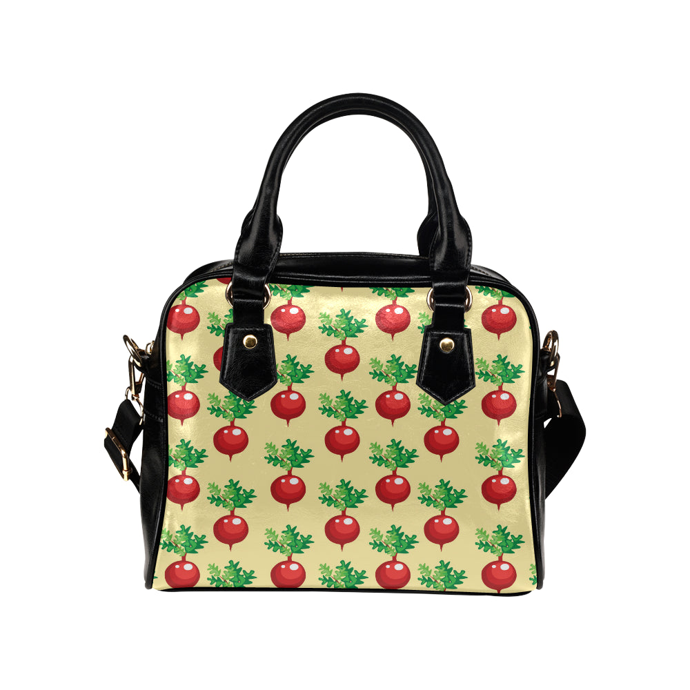 Radish Pattern Print Design A02 Shoulder Handbag