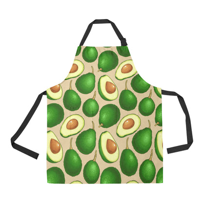 Avocado Pattern Print Design AC010 Apron with Pocket