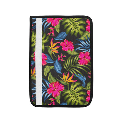 Bird Of Paradise Pattern Print Design BOP014 Car Seat Belt Cover