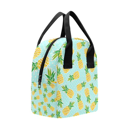 Pineapple Pattern Print Design PP01 Insulated Lunch Bag