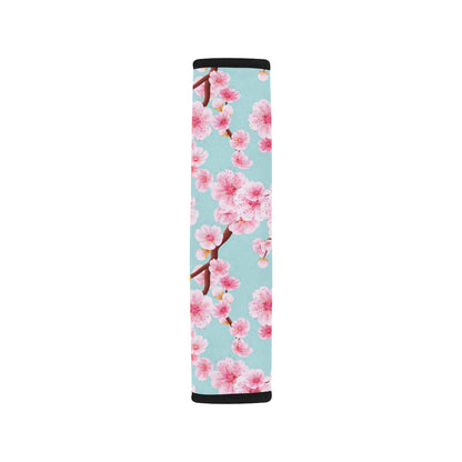 Cherry Blossom Pattern Print Design CB04 Car Seat Belt Cover
