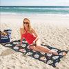 Sugar Skull Print Design LKS305 Beach Towel 32" x 71"