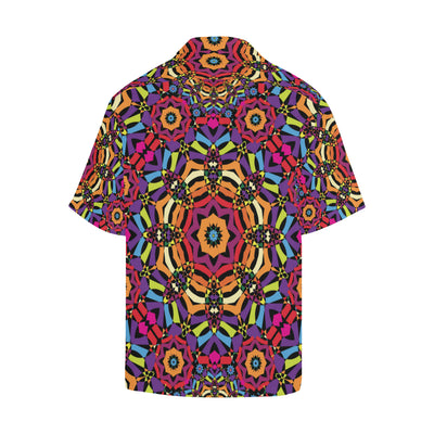 Kaleidoscope Pattern Print Design 01 Men's Hawaiian Shirt