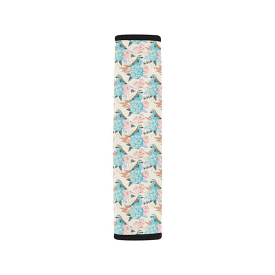 Bluebird Pattern Print Design 03 Car Seat Belt Cover