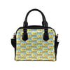 Acoustic Guitar Pattern Print Design 03 Shoulder Handbag