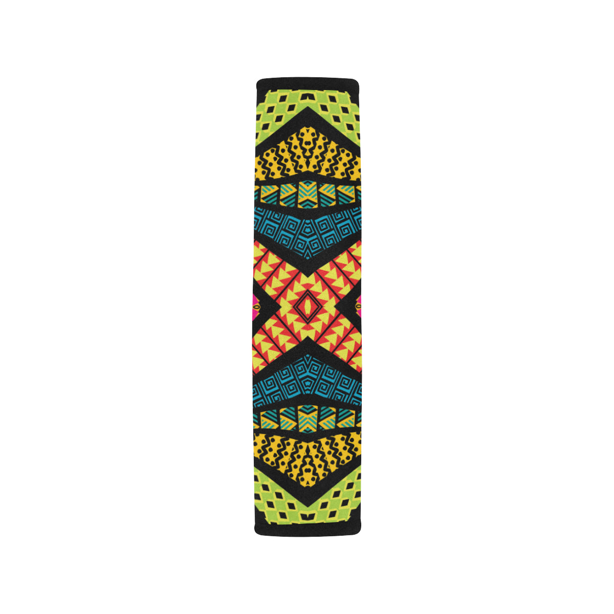 Kaleidoscope Pattern Print Design 05 Car Seat Belt Cover