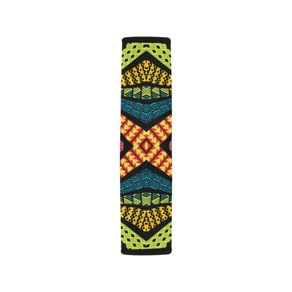 Kaleidoscope Pattern Print Design 05 Car Seat Belt Cover