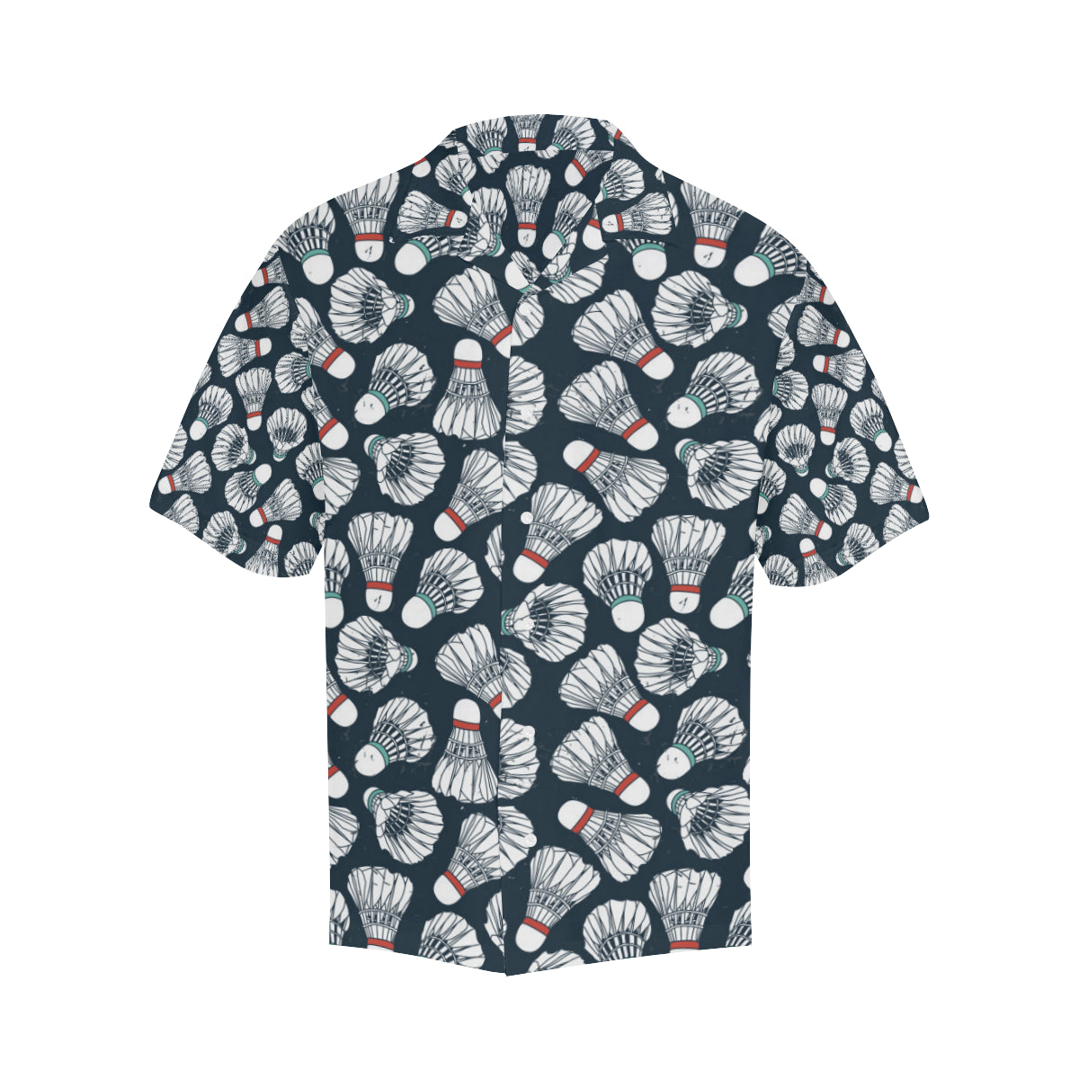 Badminton Ball Pattern Print Design 01 Men's Hawaiian Shirt