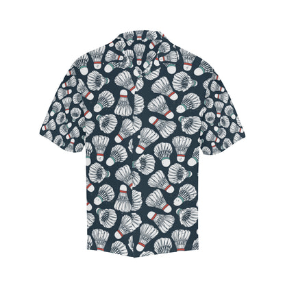 Badminton Ball Pattern Print Design 01 Men's Hawaiian Shirt