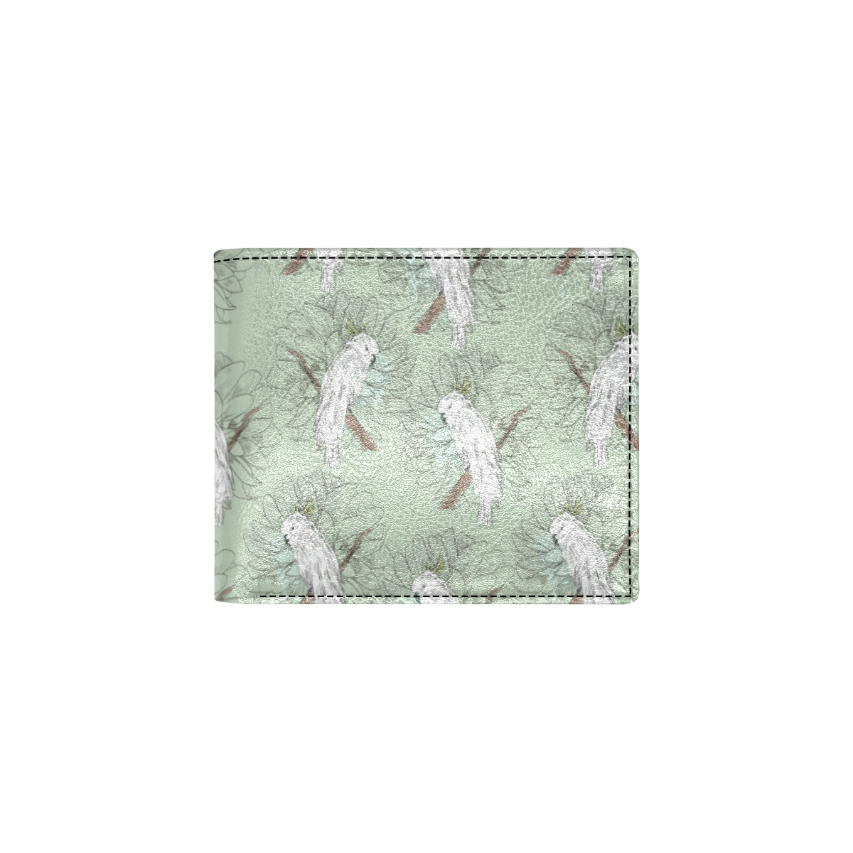 Cockatiel Pattern Print Design 01 Men's ID Card Wallet