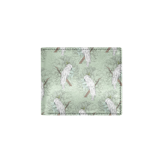 Cockatiel Pattern Print Design 01 Men's ID Card Wallet