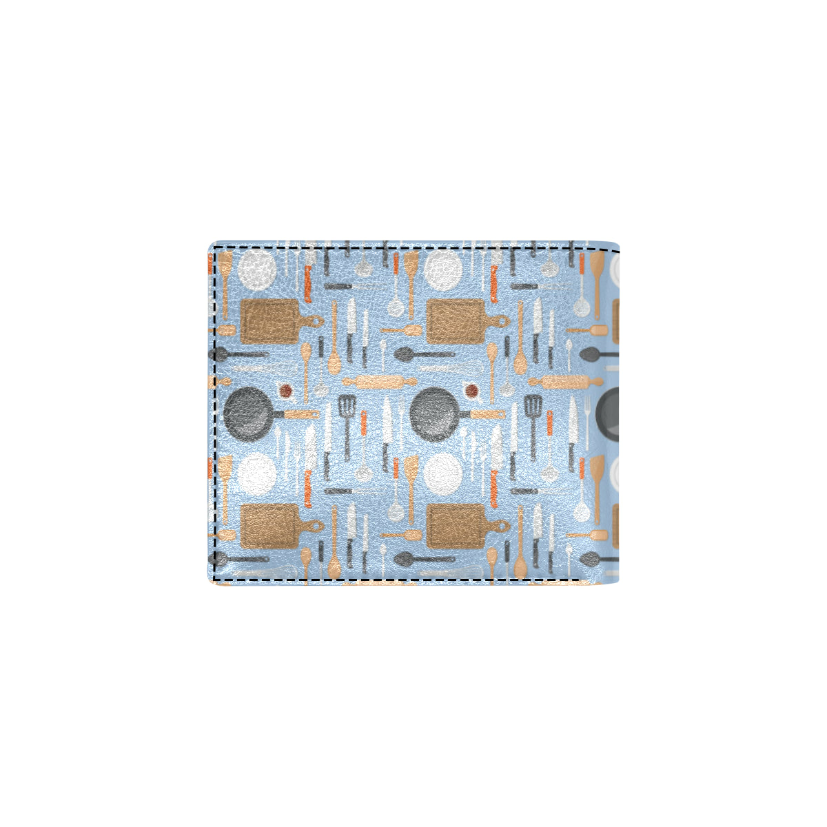 Cooking Kitchen Tools Pattern Print Design 02 Men's ID Card Wallet