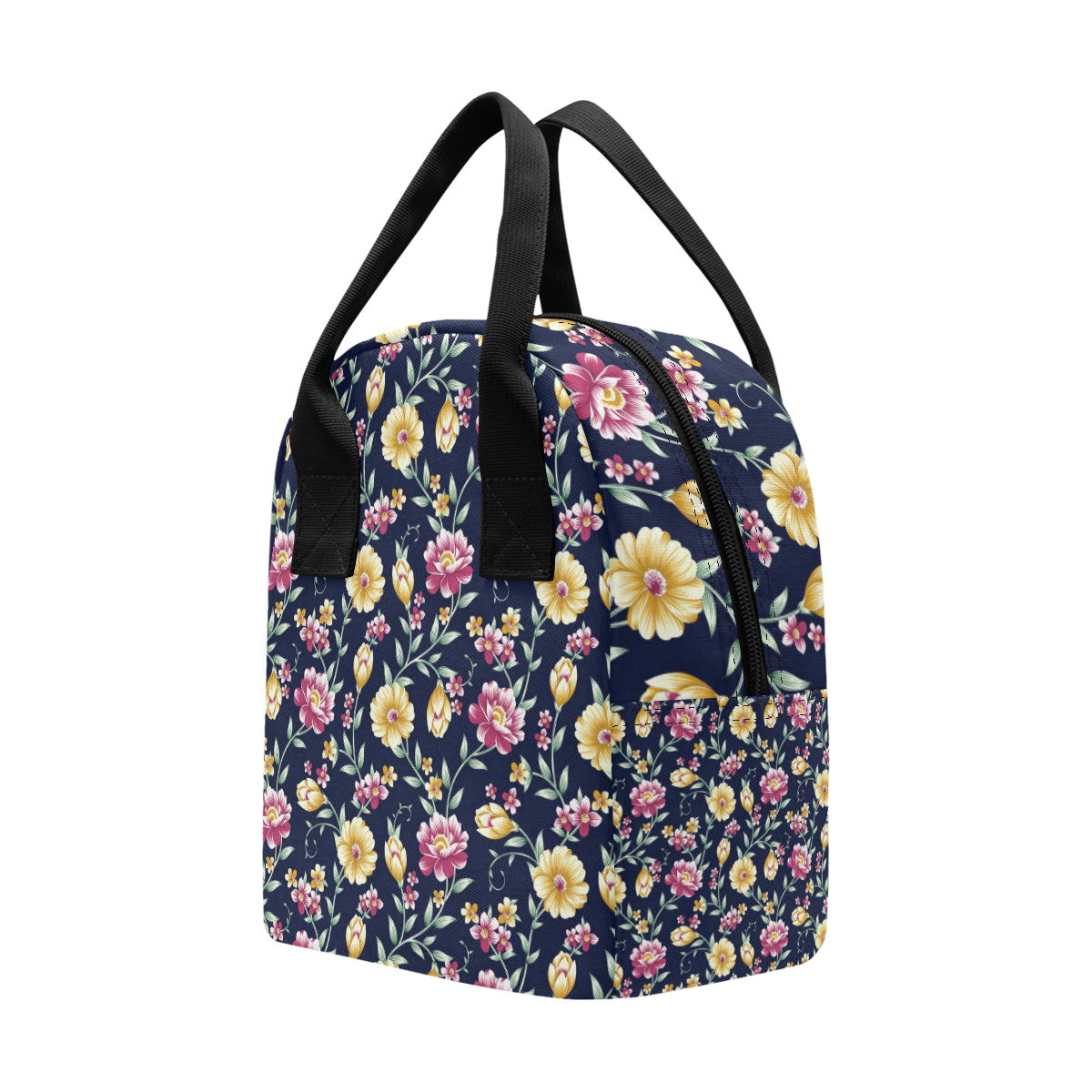 Gerberas Pattern Print Design GB03 Insulated Lunch Bag