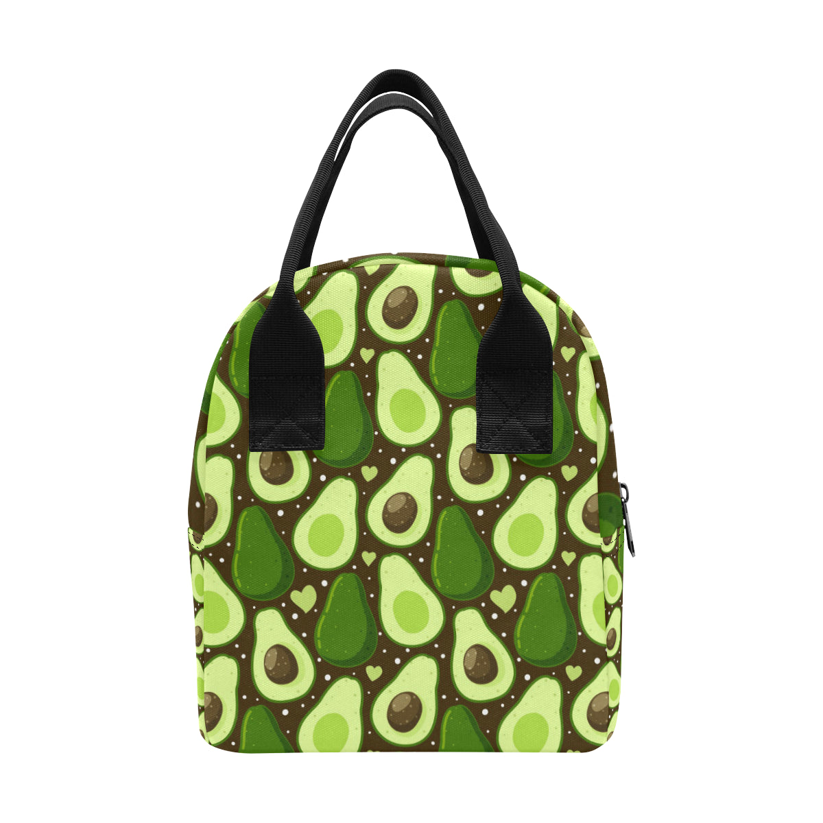 Avocado Pattern Print Design AC04 Insulated Lunch Bag