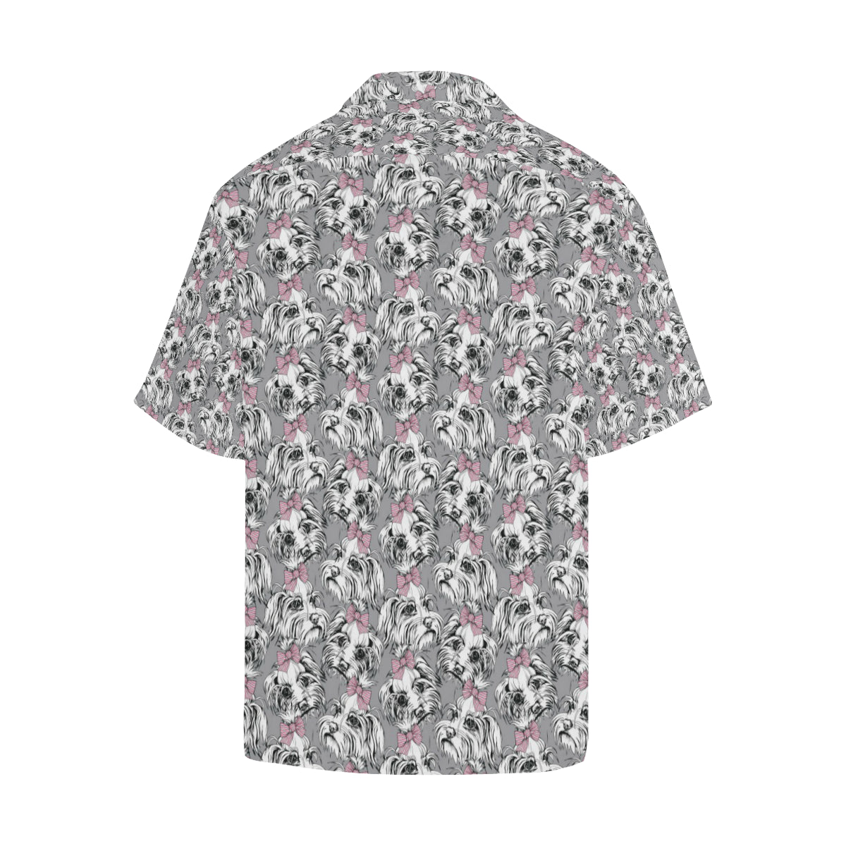Maltese Pattern Print Design 01 Men's Hawaiian Shirt