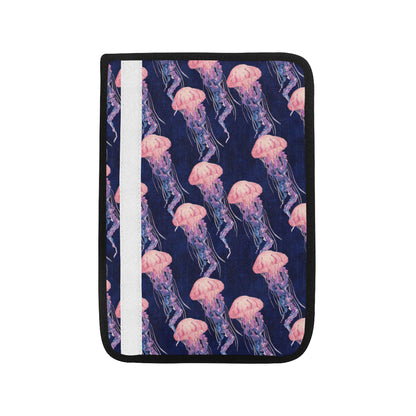 Jellyfish Pattern Print Design 03 Car Seat Belt Cover