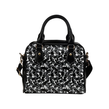 Crow Pattern Print Design 01 Shoulder Handbag