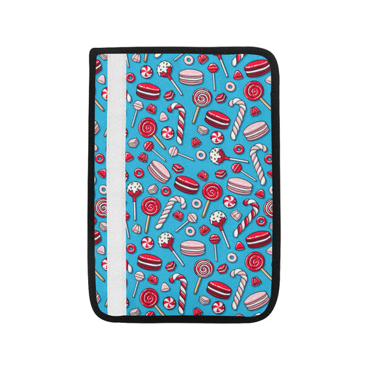Candy Pattern Print Design 05 Car Seat Belt Cover