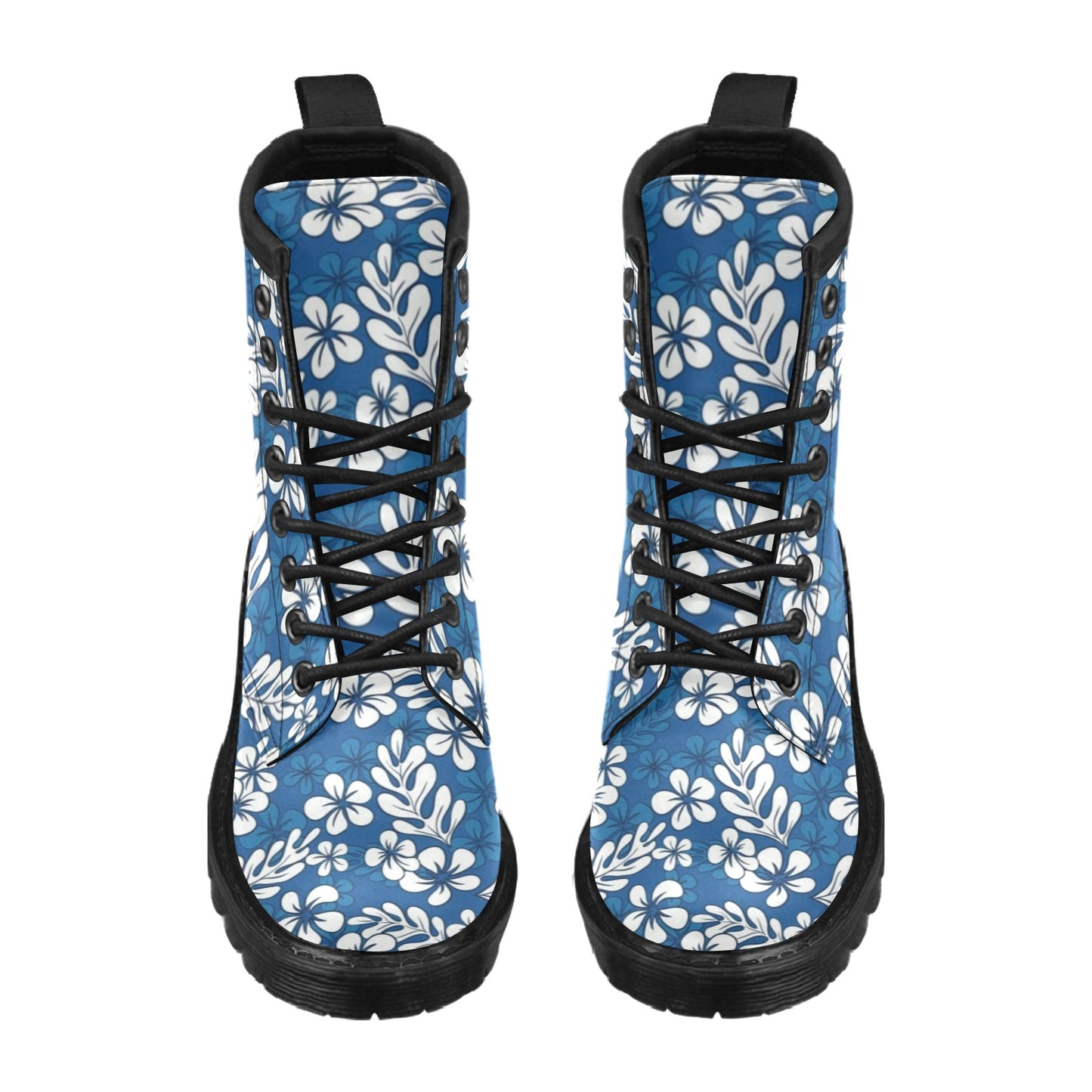 Plumeria Pattern Print Design PM015 Women's Boots