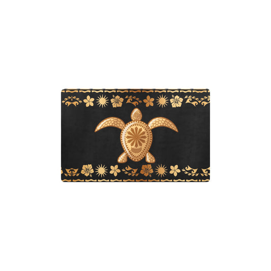 Tribal Sea turtle Polynesian Hawaiian Kitchen Mat
