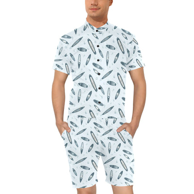 Surfboard Print Design LKS306 Men's Romper