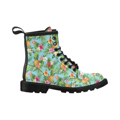 Pineapple Hawaiian flower Tropical Women's Boots
