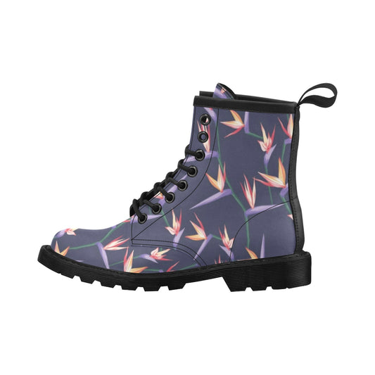 Bird Of Paradise Pattern Print Design BOP015 Women's Boots