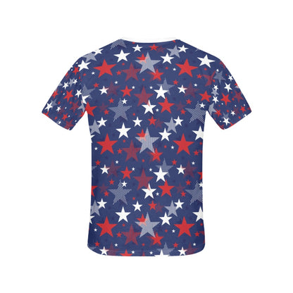 Star Print Design LKS304 Women's  T-shirt