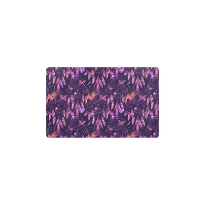 Dream catcher neon Kitchen Mat
