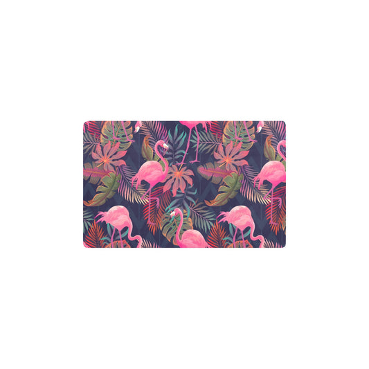 Flamingo Tropical Pattern Kitchen Mat