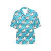 Cow Cute Print Pattern Women's Hawaiian Shirt