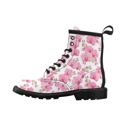 Orchid Pink Pattern Print Design OR07 Women's Boots