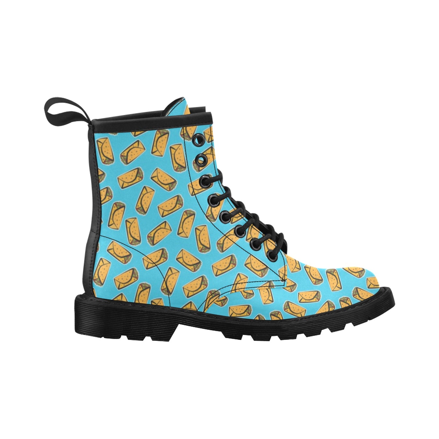 Burrito Print Design LKS301 Women's Boots