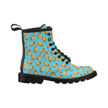 Burrito Print Design LKS301 Women's Boots