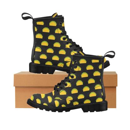 Taco Pattern Print Design TC06 Women's Boots