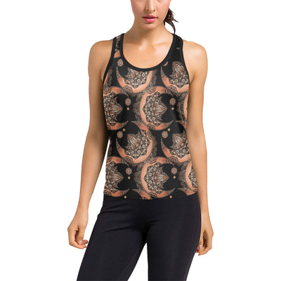 Sun Moon Mandala Women's Racerback Tank Top