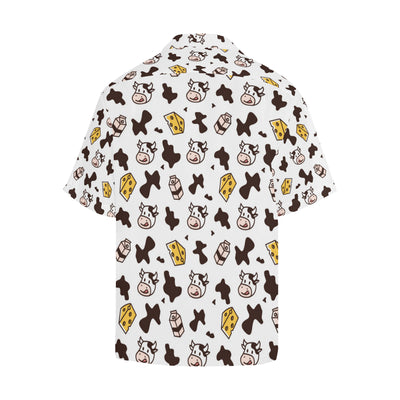 Cow Pattern Print Design 06 Men's Hawaiian Shirt