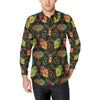 lotus Boho Pattern Print Design LO09 Men's Long Sleeve Shirt