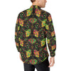 lotus Boho Pattern Print Design LO09 Men's Long Sleeve Shirt