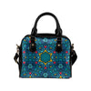 Kaleidoscope Pattern Print Design 04 Shoulder Handbag