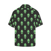 Alien Green Neon Pattern Print Design 01 Men's Hawaiian Shirt