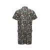 Eiffel Tower Rose Print Men's Romper