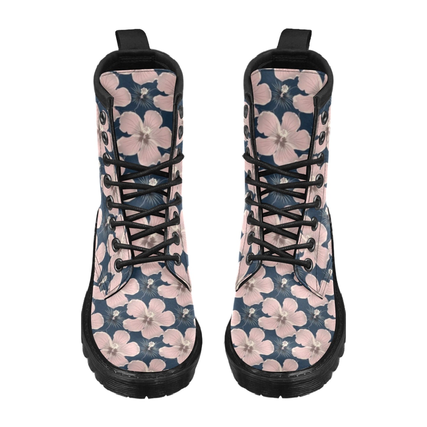 Plumeria Pattern Print Design PM018 Women's Boots