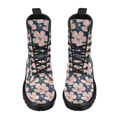Plumeria Pattern Print Design PM018 Women's Boots